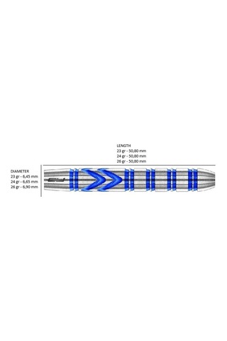 Red Dragon Gerwyn Price Iceman Blue Switch Points %90 Tungsten Çelik Uçlu Dart Oku 23