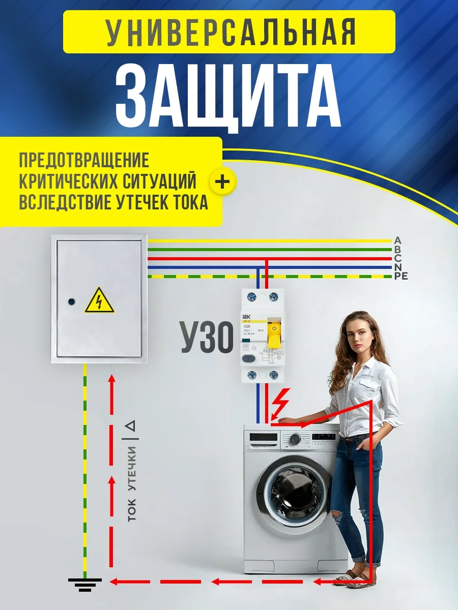 Iek Rcd 40a 30ma Ac 74206129