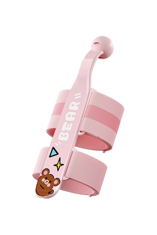 Vkemall Nbx Çift Bileklikli Kalem Tutuş Düzeltici - Ayıcık Desenli, Abs Ve Naylon Malzeme, 10-18cm Bilek Çevresi İçin Gümüş