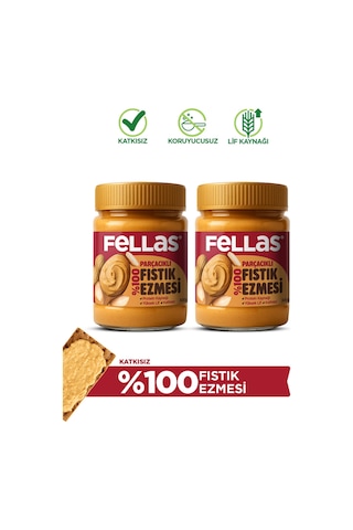%100 Fıstık Ezmesi 300 G X 2 Adet