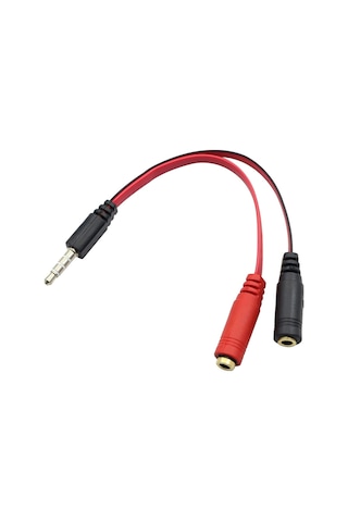 Kulaklık Mikrofon Birleştirici Kablo Aparat 3.5mm