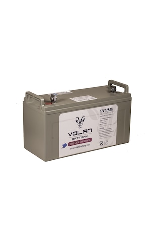 12 Volt 125 Amper Jel Akü Deepcycle Derindöngü