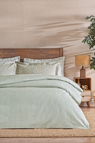 Puffy Elois Tek Kişilik Bambu Pike Takımı - Adaçayı