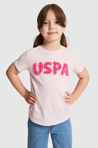 U.S. Polo Assn. Kız Çocuk Açık Pembe Tişört 50325656-vr078 Acık Pembe