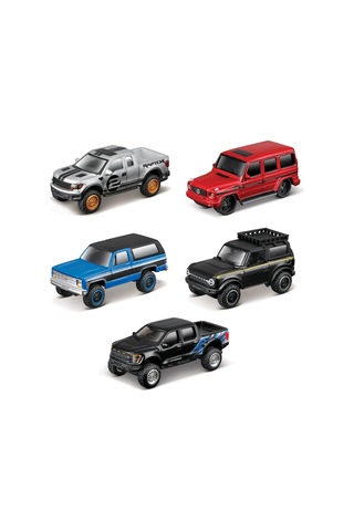 1/64 5'li Model Araç Seti 12702 - Off-road Collection
