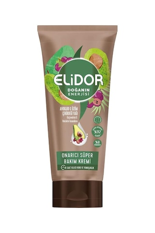 Elidor Doğanın Enerjisi Onarıcı Avokado ve Üzüm Çekirdeği Yağlı Saç Bakım Kremi 170 ML