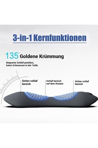 3'ü 1 Arada Sırt Masajı Zentira, Çekişli, Titreşimli Ve Isılı Sırt Masajı, Alt Sırt Ve Boyun İçin Ergonomik Sırt Masajı Yastığı Sütyen