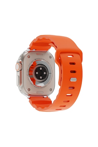 Apple Uyumlu Watch  Ultra Kordon Seri 1/2/3/4/5 49mm Kd-143 Silikon Kordon