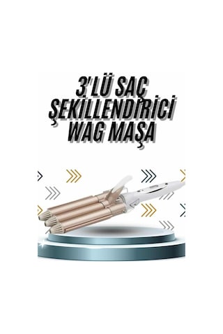 Wag - 270 - Maşa Profesyonel Saç Şekillendirici İyon Özellikli - Glblseme - Isı Kademeli
