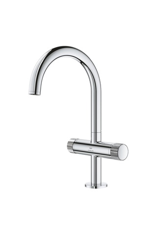 Grohe Atrio Private Collection Tek Delikli Lavabo Bataryası 1/2" L-Boyut - 21138000 Gümüş