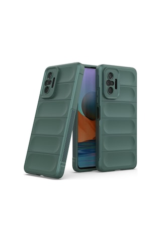 FitCase Xiaomi Redmi Note 10 Pro Optimum Lens Çerçeveli Silikon Kılıf