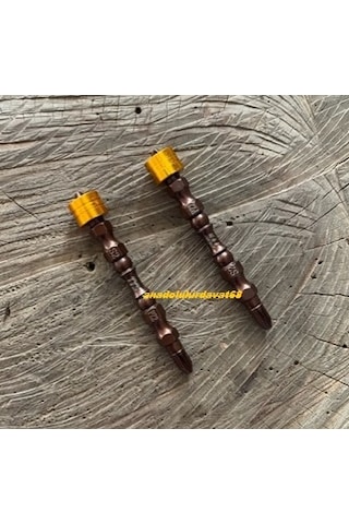 Tyson Pz2 Stoplu Vida Sıkma Ucu Mıknatıslı Çift Yönlü Yıldız Bits Uç 10adet