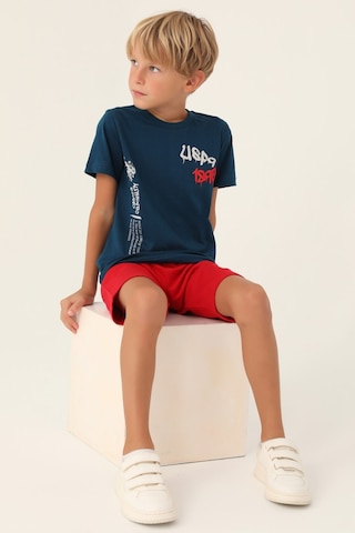 U.S. Polo Assn. Lisanslı Clothing Lacivert Erkek Çocuk Bermuda Takım 5274-43257 Lacivert