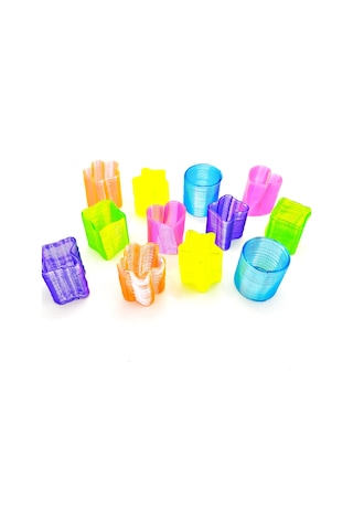 Mini Kelebek Şekilli Neon Mor Stres Yayı Oyuncak Stres Yayı - 3 Cm Çapında - 1 Adet