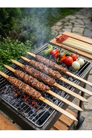 Mucit Home Adana Urfa Şiş Kalın 30 Cm Mangal Keyfi