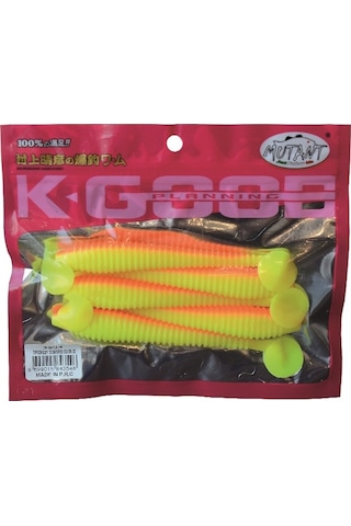 Mutant 3534 Typoon Soft 12cm Levrek Silikonu 5'li Paket Suni Yem