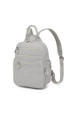 Smart Bags Günlük Küçük Boy Su Geçirmez Krınkıl Kumaş Kadın Sırt Çantası Buz Gri
