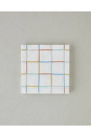 English Home Rainbow Grid Kağıt 20'li Kağıt Peçete 33x33 Cm Renkli