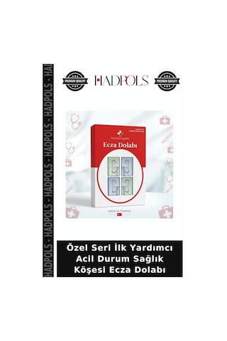 Özel Seri İlk Yardımcı Acil Durum Sağlık Köşesi Ecza Dolabı