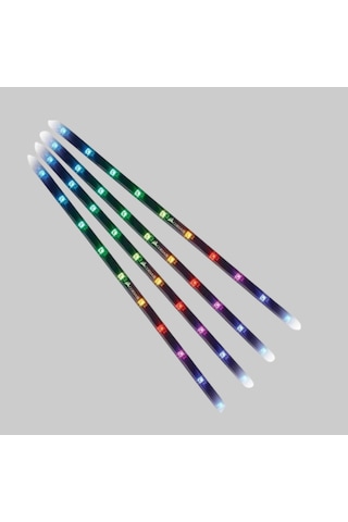 Rgb Led Dış Ve İç Mekan Süsleme Işığı 10 Çubuklu Şerit