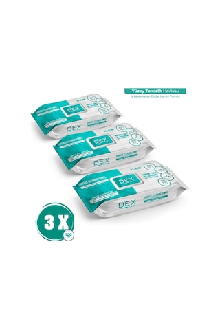 Dex Clean Yüzey Temizlik Havlusu 100'lü x 3