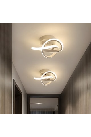 Youtek Beyaz Led Giriş Halısı Balkon Lambası, Modern Minimalist Koridor Dolap Işığı, Pratik Ev Dekorasyon Aleti, Sağlam Malzeme İle Konforlu Işık Beyaz