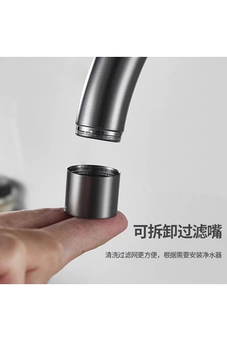 Mutfak Musluğu Döndürülebilir Sıcak Ve Soğuk Çamaşır Yıkama Lavabo Musluk, G Tek Soğuk Fırçalanmış Paslanmaz Çelik