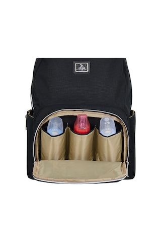 Stylo Duo Backpack for Mothers Bebek Bakım Çantası Siyah