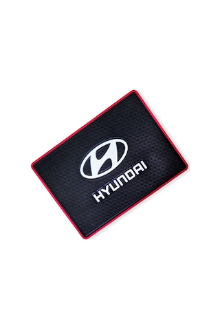 Hyundai Nakış İşlemeli Mavi Polar Ortopedik Araç Seyahat Boyun Yastık Hyundai Araç Oto Aksesuar Mavi