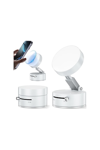 Magsafe Uyumlu Vantuzlu Kilitli Telefon Tutucu / 180 Dönen / Ka