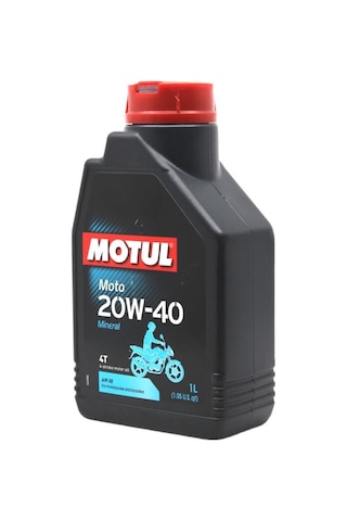 Motul Moto 4t 20W-40 1 L 4 Zamanlı Mineral Motosiklet Yağı 4 Ad