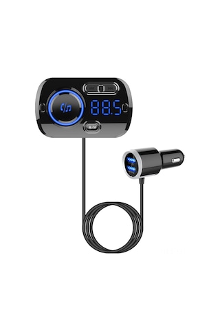 Xindoker Araç İçi Bluetooth Fm Vericisi: Hızlı Şarj, Ses Kontrolü Ve Çoklu Çalma Modu İle Güvenli Sürüş