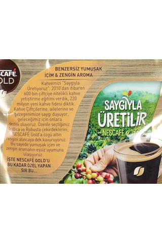 Nescafe Gold Kahve Poşet 200 Gr X 4 Adet Çözünebilir