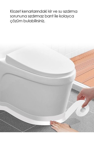 Fıre Kıng Panda 3.2m Banyo Küvet Mutfak Lavabo Su Sızdırmaz Bant Su Geçirmez Kenar Bandı