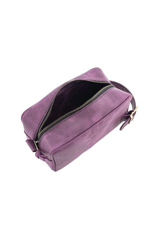 Twingold İsme Özel Dopp Kit Kişisel Bakım Ve Seyahat Çantası - %100 Rainbow Deri - Ac14004 - Mor Mor