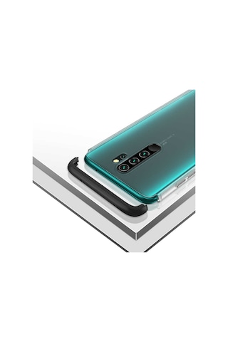 Xiaomi Redmi Note 8 Pro Kılıf Zore Nili Kapak Siyah