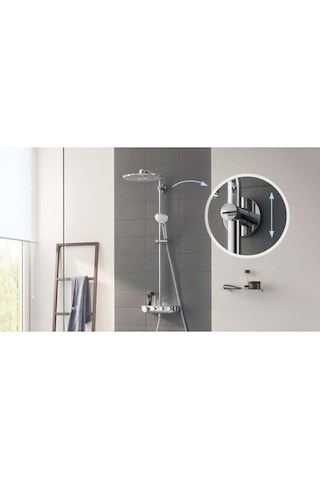 Grohe Euphoria Smartcontrol System 310 Duo Duvara Monte Termostat Krom