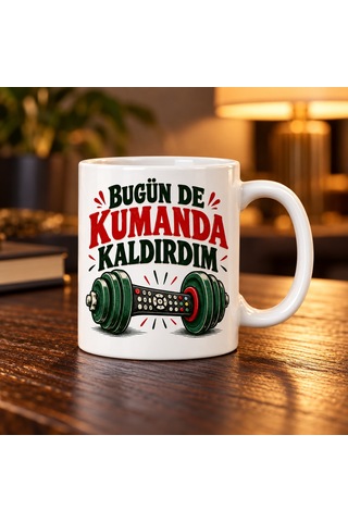 Ren.ga.renk Evde Spor Tasarımlı Porselen Kupa - Model 819 Rengaren
