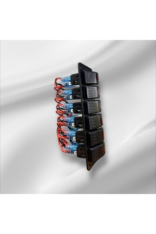 Panel Tekne 6,lı Switch Panel Estetik Görünüm