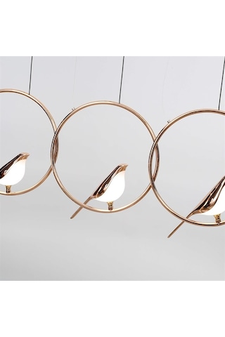 Vitale Modern Kuşlu Avize Ay.vtpl-0105 Siyah