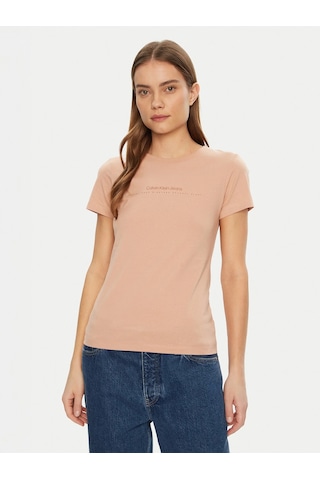 Calvin Klein Calvın Kleın Kadın T-shırt J20j224990-tgw J20j224990-tgw Pembe Pembe
