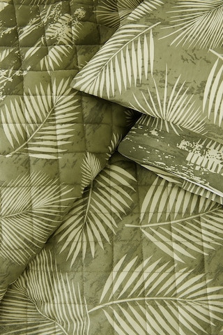 Mauritius Tek Kişilik Kapitone Dolgulu Pike 4 Mevsim Baklava Dsn Yastık Kılıfı Dahil 160x230cm Yeşil