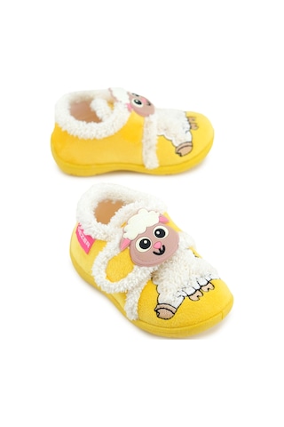 Gezer Bebe Kız Çocuk Kışlık Cırtlı Ayarlanabilir Günlük Okul Kreş Panduf Ayakkabı Ga2kbm.03362.00.t00.b43 Sarı