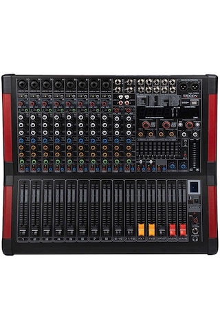Decon Dmp-122fx 12 Kanal 650w Power Mixer 12 Kanal 1500w Power Mikser