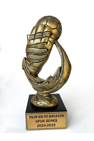 En İyi Kaleci Kupası Kişiye Özel Futbol Ödülü Ve Hatıra