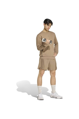 Khasıx Adidas Erkek Günlük Kapşonlu Eşofman Üstü D4t Crew Sweats Kv1463 Kahverengi