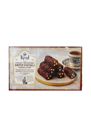 Kral Zereşk Kaplı Nar Aromalı Fındıklı Sultan Lokum 454 G