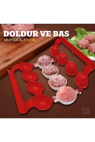 Morpanya Içli Köfte Kalıbı Top Köfte Kalıbı- Kurabiye Bomba Tatlısı Ke