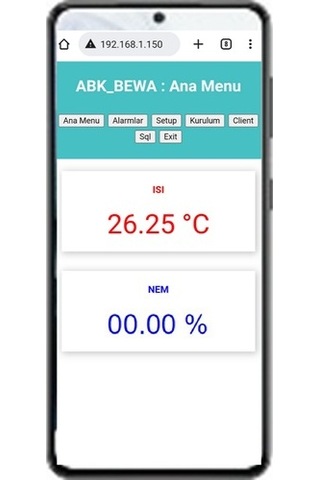 Bewa 5202 Wi-Fi Erişimli Dijital Sıcaklık Göstergesi
