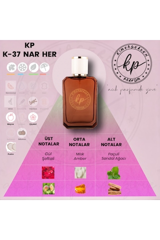 KP Kimyagerden K-37 Açık Parfüm Extrait De Parfum 50 ML